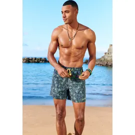 Bruno Banani Badeshorts Badeshorts Blau/Grün XL