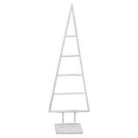 my home Dekobaum »Maischa, Weihnachtsdeko aus Metall«, zum individuellen Dekorieren, weiß
