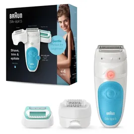 Braun Silk-épil SensoSmart 5-610 weiß/blau