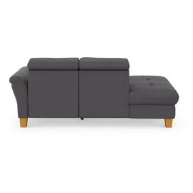 Home Affaire Recamiere HOME AFFAIRE "Lindgren", braun (espresso), B:206cm H:84cm T:93cm, 100% Polyester, Sofas, Recamiere, wahlweise motorische TV-Funktion, Bettkasten und Kopfteilverstellung