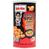 Koh Kae Korean Spicy Chicken Erdnüsse 180g Spicy Peanuts Koh Kae Nuts