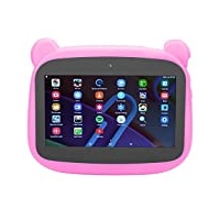 Kinder Tablet 7 Zoll, Tablet per Bambini, Kindertablets Android für Jungen Mädchen, 2GB RAM+32 GB ROM, Kleinkind-Tablet, Bluetooth+WLAN+GPS, 2MP+5MP, Geschenke für Kinder Kleinkinder Kind(Rosa)