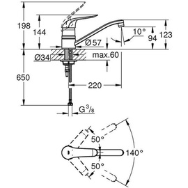 Grohe Euroeco Special chrom 32787000