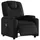 vidaXL Massagesessel Elektrisch Kunstleder 144 x 78,5 x 0 cm Schwarz mit Fernbedienung