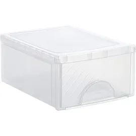 Rotho Frontbox kleine Schubladenbox 35 x 26 x 14 cm 1-tlg. transparent