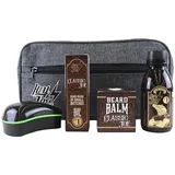 Hey Joe HEY JOE! Bearded Survival Kit Deluxe No 1 Classic Joe | Bartpflege Set für Männer Hochwertig [ Bartöl + Bart Balsam + Bartshampoo + Bartbürste ] - Geschenk Kulturbeutel Inklusive