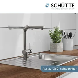 Schütte PARMA Spültischarmatur Graphit matt