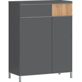 PLACES OF STYLE Onyx Garderoben-Set 5-tlg. 0 x 0 x 0 grau