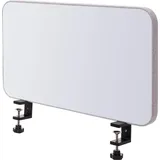 MCW Tisch-Whiteboard MCW-G74, Büro-Sichtschutz Trennwand Schreibtisch Magnettafel Pinnwand, Stoff/Textil ~ 60x35cm grau