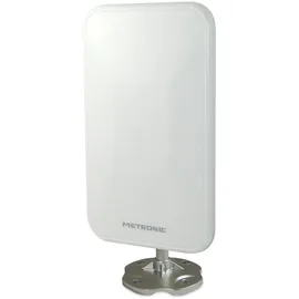 METRONIC 415981 Außenantenne XP 94 4K Dab+ UHD Compact DVBT/DVT2 Schutz 5G - weiß
