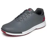 SKECHERS Herren Go Golf Tempo Gf Turnschuhe, Grey Synthetic/Red Trim, 43 EU - 43 EU