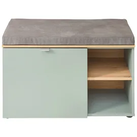 Innostyle Bari 78 x 50 x 38 cm Schubladen / Schilfgrün / Eiche