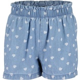 BLUE SEVEN - Jeans-Schlupf-Shorts Hearts in blau, Gr.104,