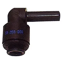 Riegler Einsteck-Winkelverbinder POM, Stutzen 4 mm, Schlauch-Außen- Ø4