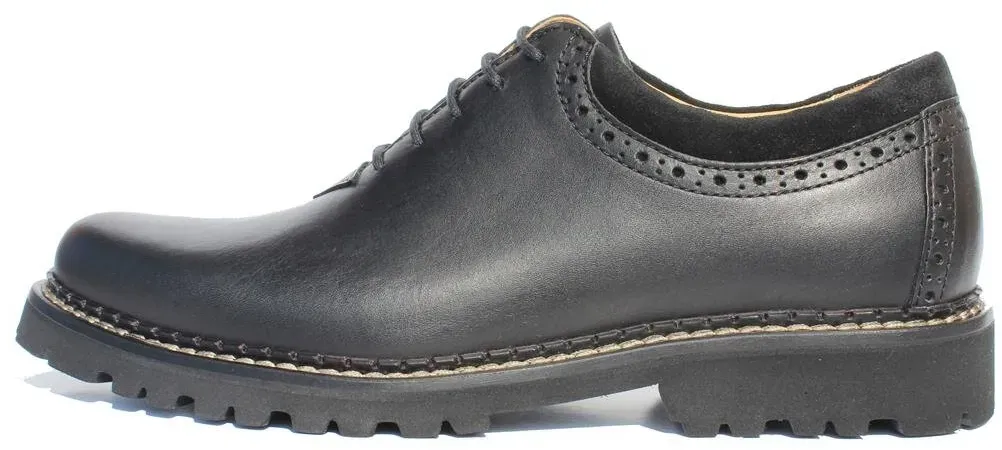 dirndl & bua Haferlschuhe Modell Wörnitz leicht Profilsohle schwarz, Gr. 11.5...
