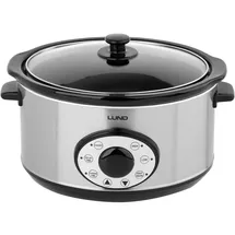 VOREL LUND WOLNOWAR 280W 4,5L Z CZASOMIERZEM, Dampfgarer + Reiskocher, Silber