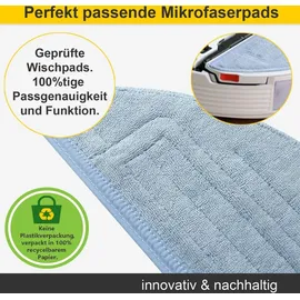 Roboter-Deals Mikrofaserpad, Wischtuch, Ersatzpad (2 Stück) für Roborock S7 MaxV, MaxV Ultra, MaxV Plus