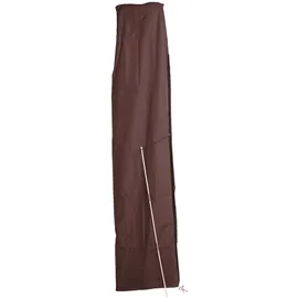 Mendler Schirmhülle HWC für Ampelschirm bis 3,5 m Polyester, PVC Braun