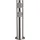 Heitronic Gartensteckdose 4-fach Edelstahl 2 m Silber