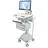 Ergotron Wagen für LCD-Display / Tastatur / Maus / CPU / Notebook / Kamera / Scanner (off, Notebookwagen, Grau, Weiss, Silber