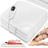 Kesser KESSER® Wärmeunterbett mit Abschaltautomatik Fernbedienung Heizdecke mit 3 Temperaturstufen Wärmebettunterlage fürs Bett Matratzenheizung Wärmedecke aus weichem Vlies Heizkissen