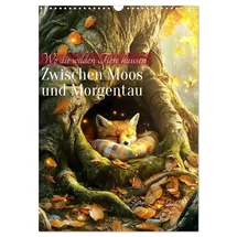 Calvendo Zwischen Moos und Morgentau (Wandkalender 2026 DIN A3 hoch), CALVENDO Monatskalender: