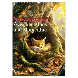 Calvendo Zwischen Moos und Morgentau (Wandkalender 2026 DIN A3 hoch), CALVENDO Monatskalender: