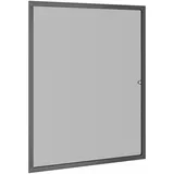vidaXL Insektenschutz Für Fenster 120 x 140 cm Anthrazit