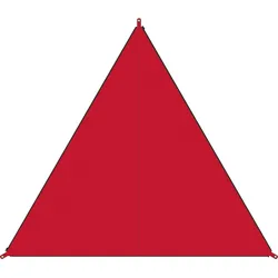 Sonnensegel BENT "Zip-Canvas", rot (rot, rv schwarz), Sonnensegel, B/T: 250cm x 250cm, Polyester, B:250cm T:250cm