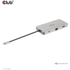 Club 3D 9-in-1 Hub, USB-C 3.0 [Stecker] (CSV-1594)