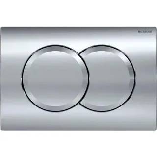 Geberit Delta01 - Bedienung der Spülung, Chrom glänzend 115.107.21.1