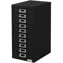 ML-Design Aktenschrank 28x38x60 cm Schwarz