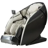 Skyliner III Massagesessel Casada - Massagestuhl, 4D-L-Track-Massage, Zero-Gravity, Carbon Wärme, Ganzkörper-Massage, Audiostimulation (Khaki-Grau)