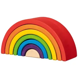 goki evolution Bausteine »Kleiner Regenbogen« aus Holz, 7 Teile