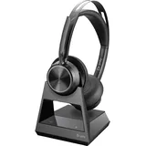 Poly Voyager Focus 2 USB-C Headset, MS-Teams, ANC, Tischladestation