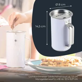 HMF 45002-10 x 8 cm Ø, 14,5 cm hoch mit Griff, Sammeldose,