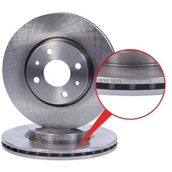 Atec 2x Bremsscheibe Vorderachse belüftet für Ford, Mazda
