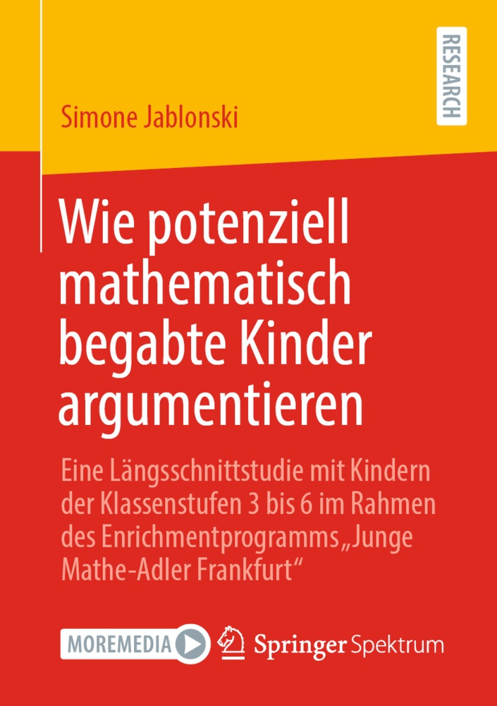 Wie Potenziell Mathematisch Begabte Kinder Argumentieren - Simone Jablonski  Kartoniert (TB)