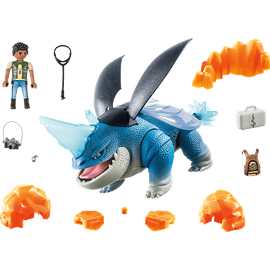 Playmobil Dragons: The Nine Realms - Plowhorn & D'Angelo (71082)