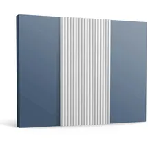 Orac 3D Wandpaneel Orac Decor WX210-2600 Weiß 2 St. 260 x 1,3 x 25,5 cm