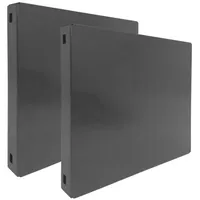Proregal Memoboard Doppelpack Metal geschlossen | HxBxT 30x30x3,5cm |