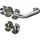OGRO Rosettengarnitur CORE+8100 8 mm Silber