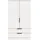 Möbel Boss Wäscheschrank Kopenhagen 80 x 140 x 37 cm Weiß