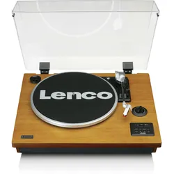 Lenco LS-55WA - Plattenspieler mit Bluetooth®, USB, MP3, Lautsprecher - Holz