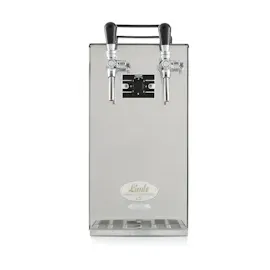 ich-zapfe Komplett Set - Zapfanlage, Bierzapfanlage - Kontakt 40 2-leitig Trockenkühler, Durchlaufkühler 50 Liter/h, Green Line, Zapfkopf:5 Liter Adapter,Zapfkopf 2:KeyKeg