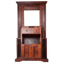 Massivmoebel24 Oxford Garderobe 97x36x199 braun