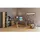VCM my office Lona Schreibtisch anthrazit rechteckig, X-Fuß-Gestell silber 160,0 x 80,0 cm