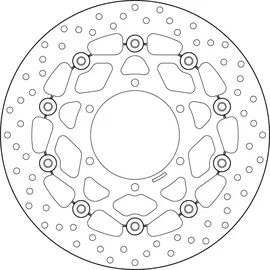 Brembo Bremsscheibe - Silver - One Size