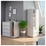 Vicco Kleiderschrank Ruben 80cm mit Kleiderstange Schubladen