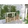 Kiehn-Holz Kaminholzregal 194 x 43 x 110 cm beige
